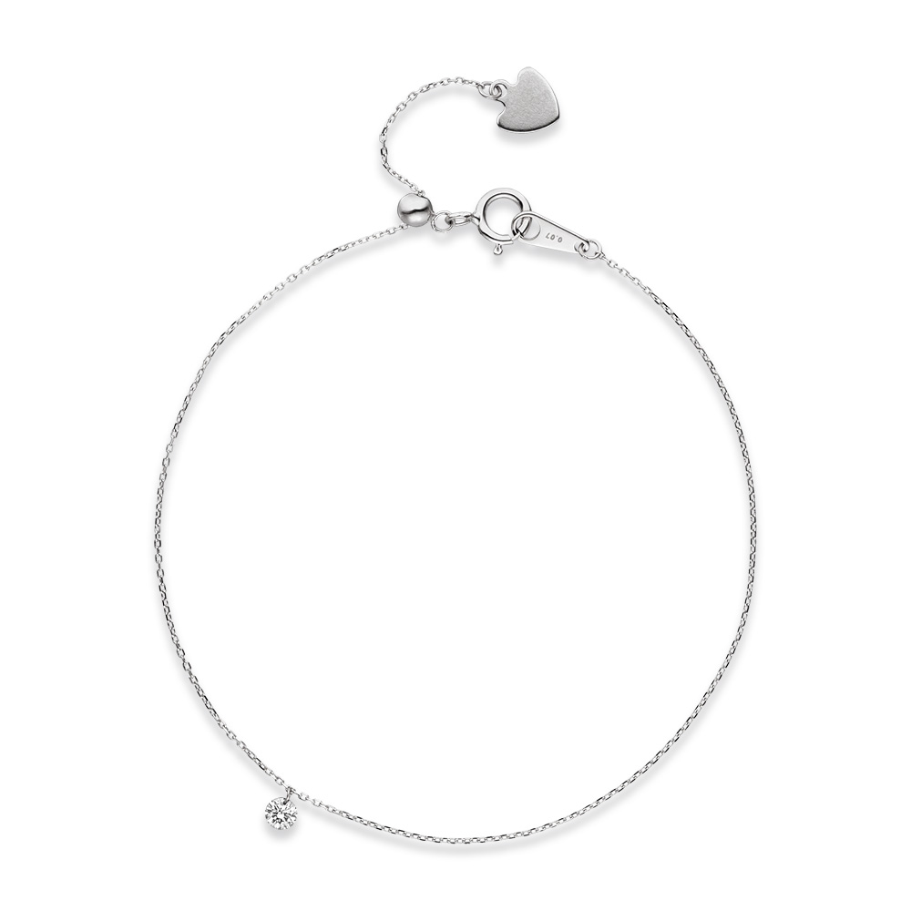 Armkette PURE Diamanten, 18 Karat Wei�gold