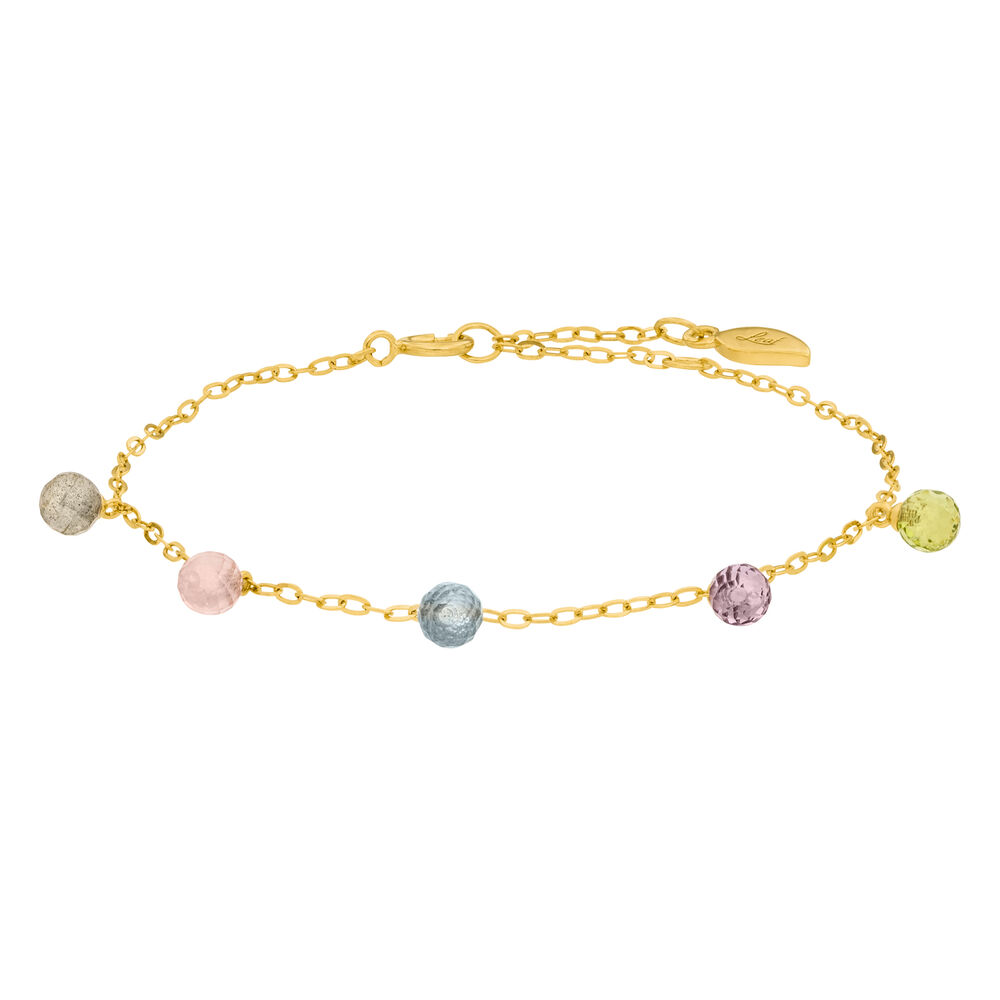 Armkette SWEET GEMS, 14 Karat Gelbgold 