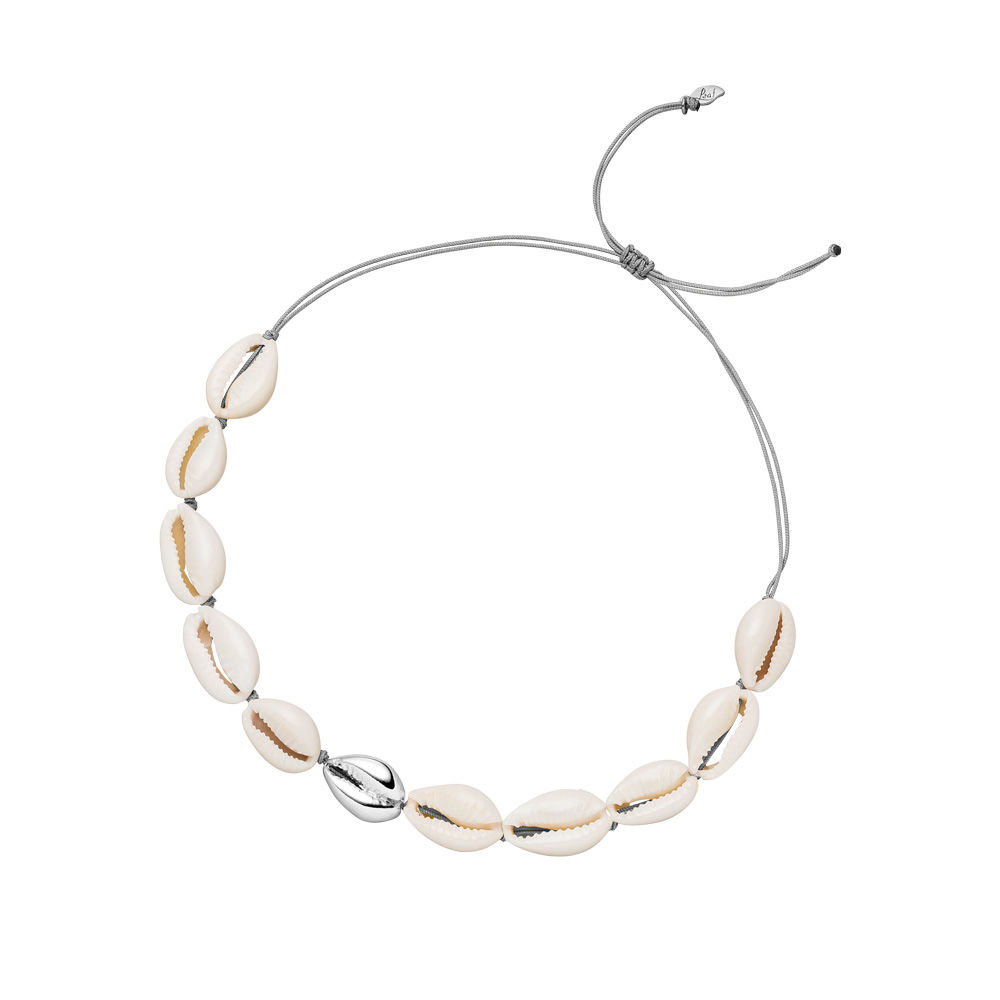 Fu�b�ndchen Cowrie Shell, 925 Sterlingsilber