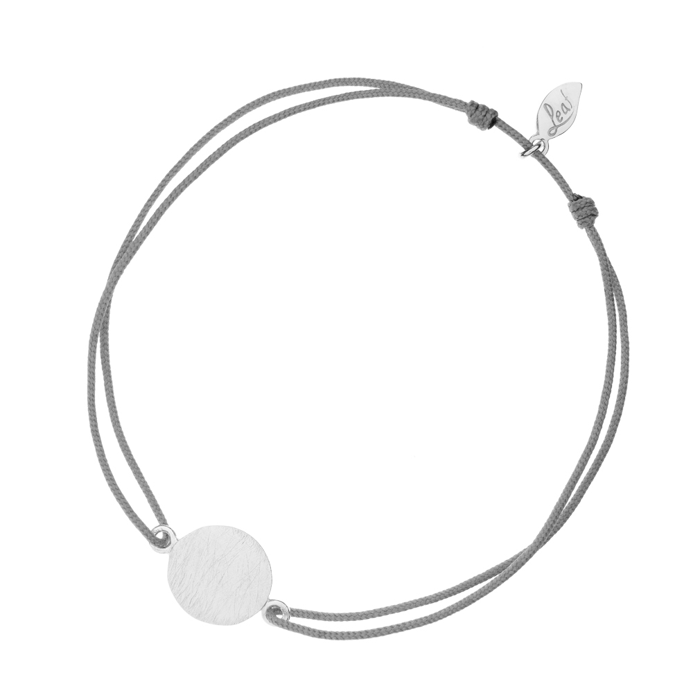 Gl�cksb�ndchen Slices, Silber, Grau