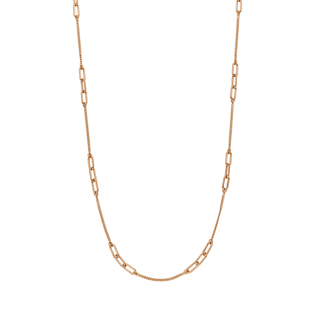 Halskette CUBE II, 18 Karat Rosegold