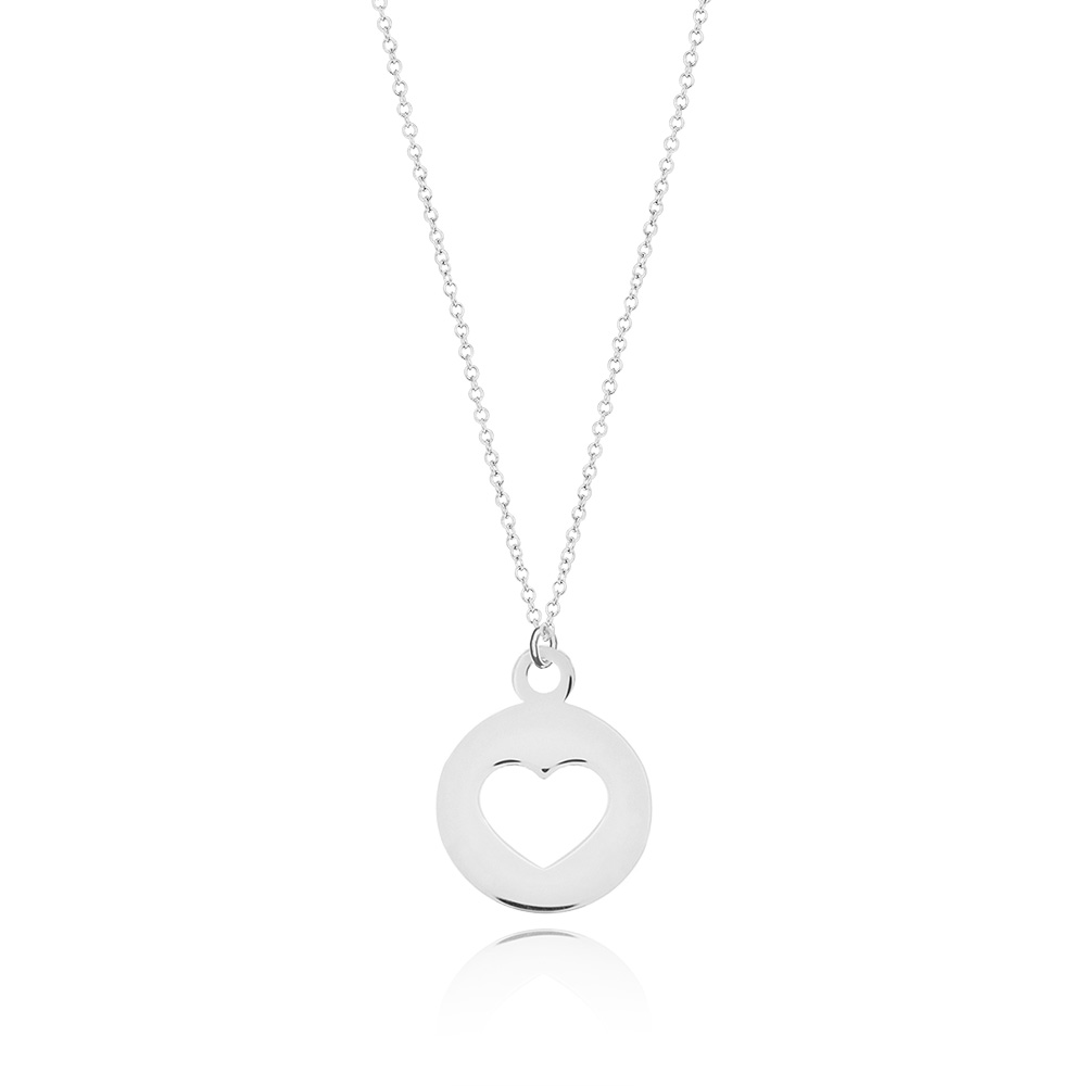 Halskette Heart, 14 Karat Wei�gold