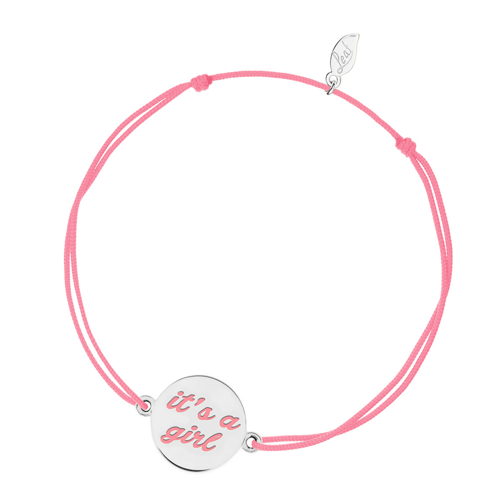 Kids Gl�cksarmb�ndchen it�s a girl, 925 Sterlingsilber, Kids