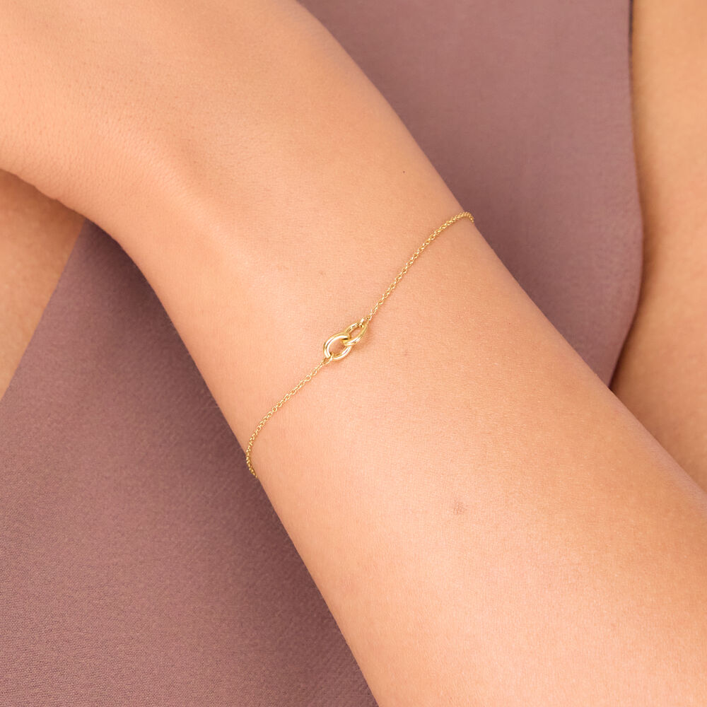 Armkette ETERNAL TOUCH, Diamanten, 14 Karat Gelbgold 