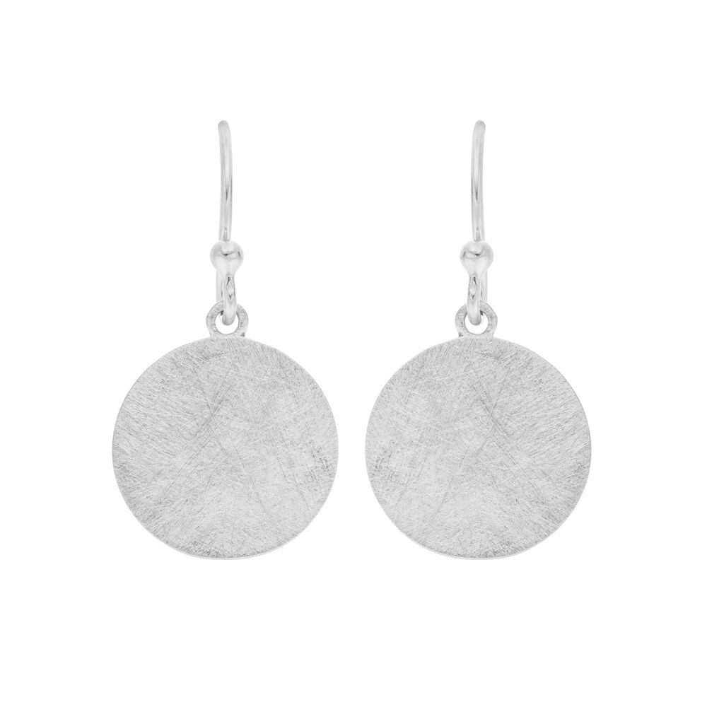 Ohrh�nger Pl�ttchen gro�, 925 Sterlingsilber 