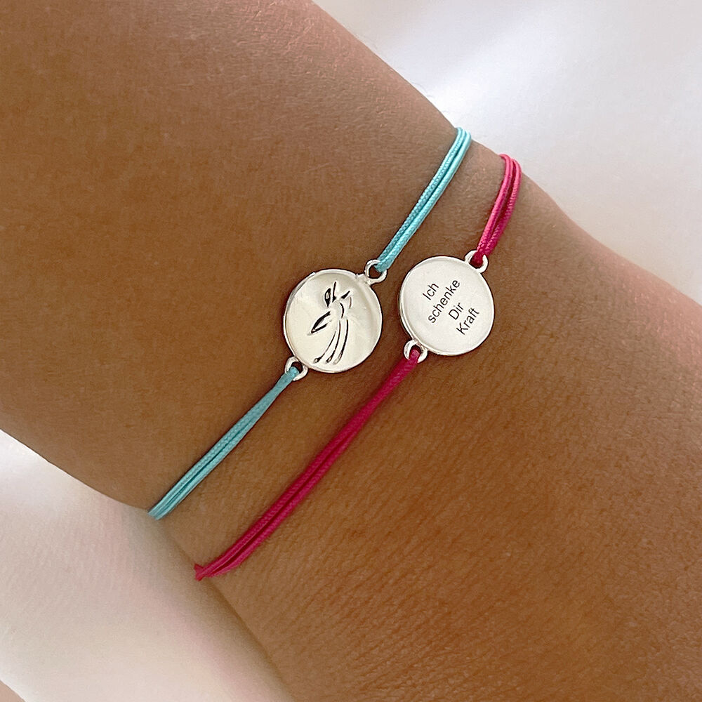 Charity Armband KOLIBRI, Grau 