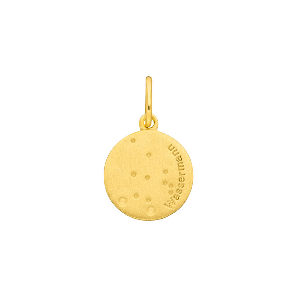 Wassermann ZODIAC SIGN, 18 Karat Gelbgold vergoldet 