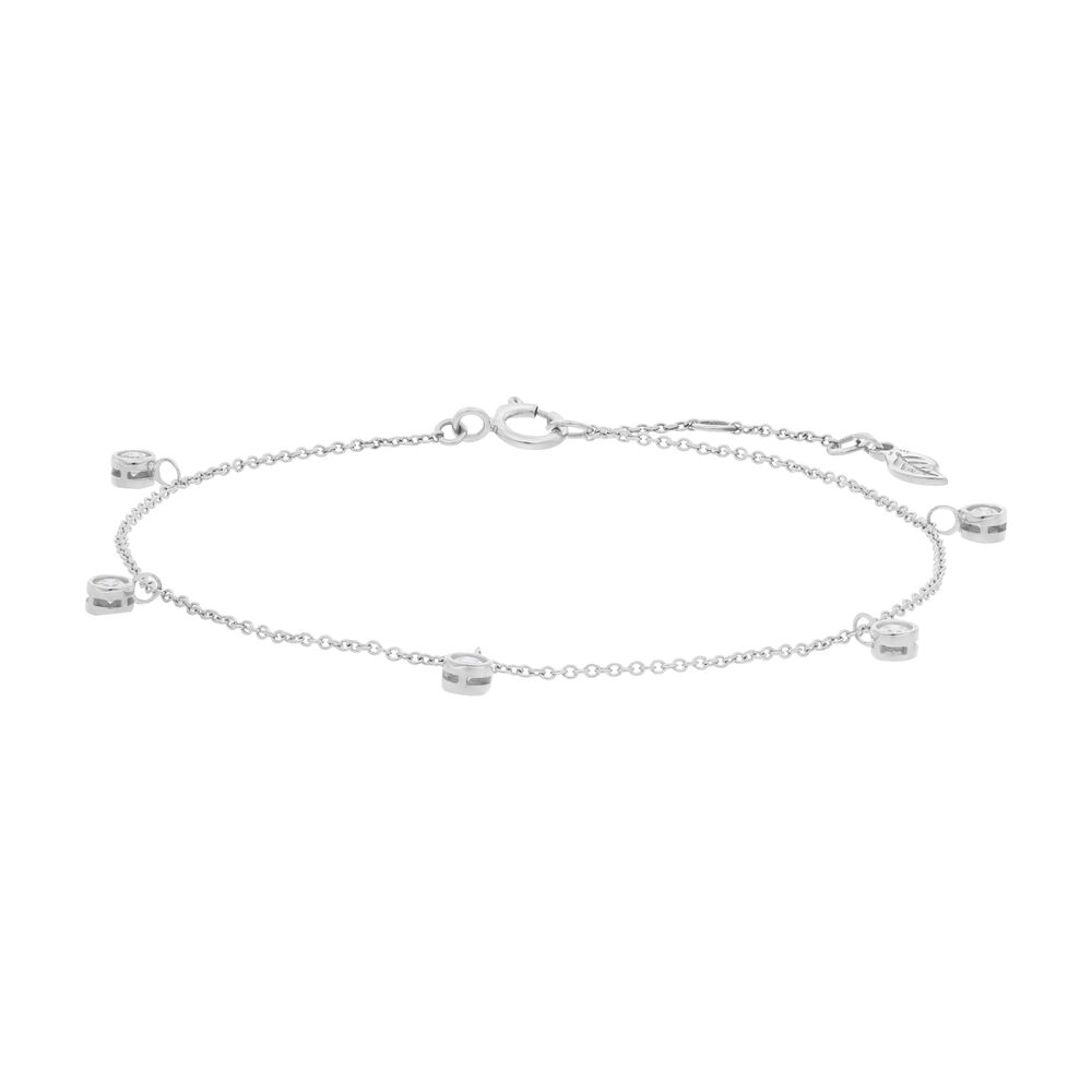 Armkette MY FIRST DIAMOND Charms, 14 Karat Wei�gold 