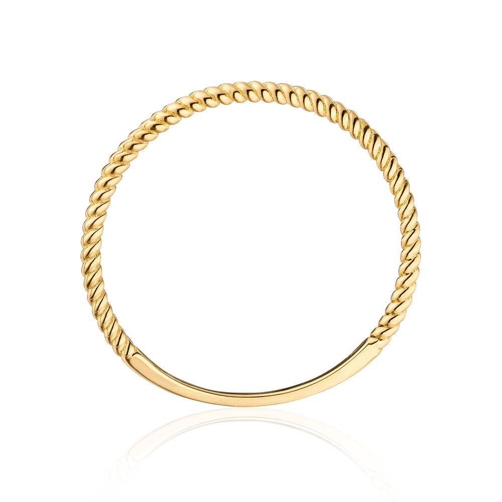 Ring Twist, 18 Karat Gelbgold 