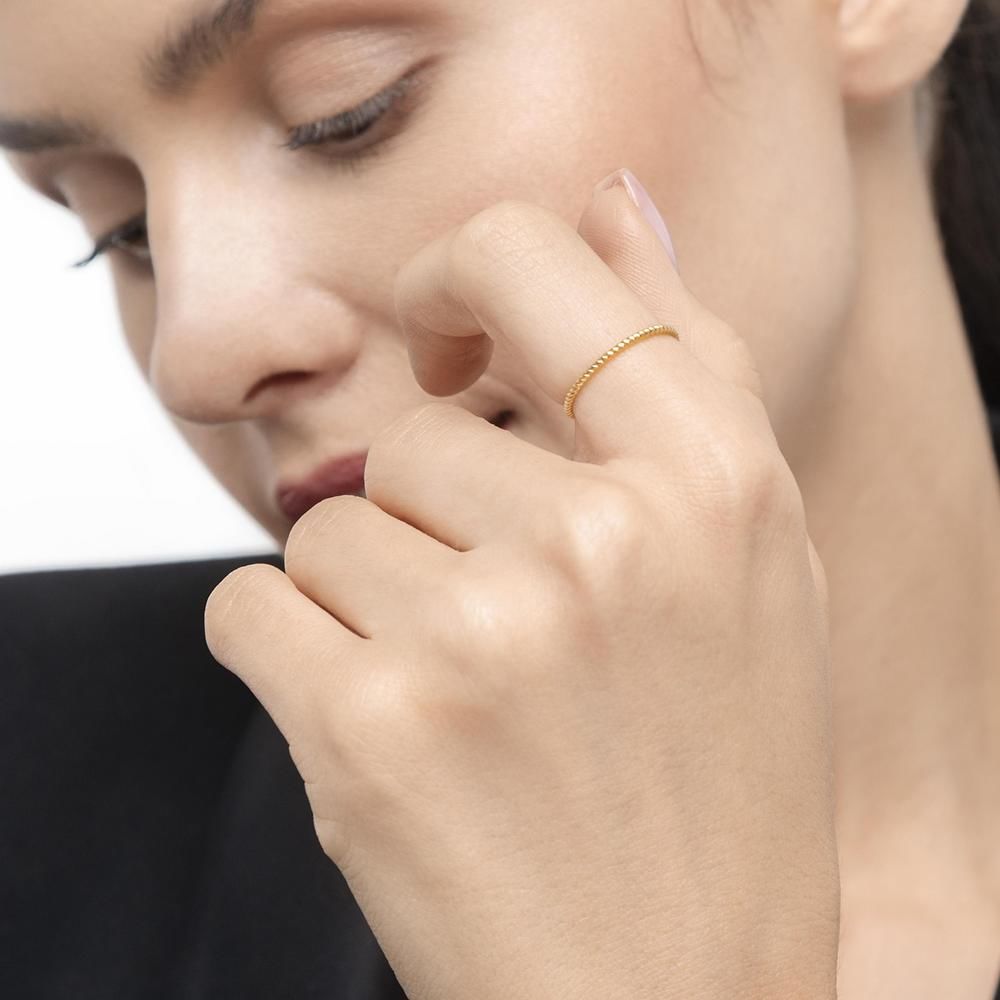 Ring Twist, 18 Karat Gelbgold 