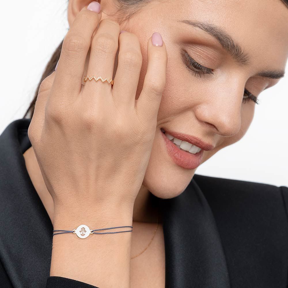 Ring Flash mit Diamanten, 18 Karat Gelbgold 