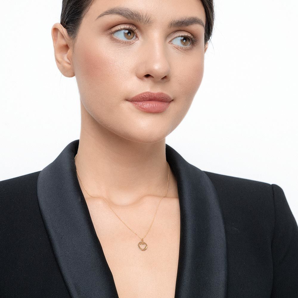 Halskette Heart, 14 Karat Gelbgold 