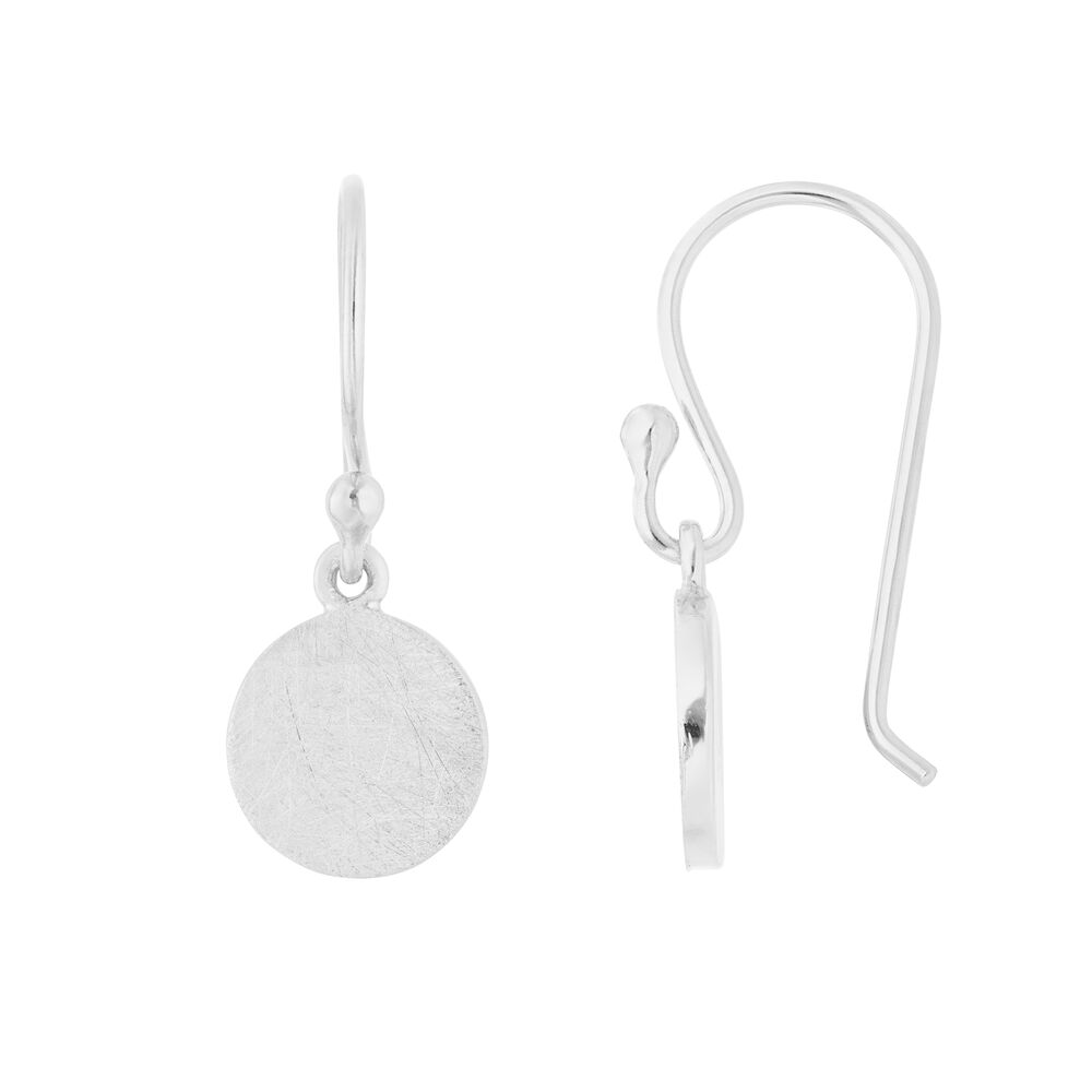 Ohrh�nger Pl�ttchen klein, 925 Sterlingsilber 