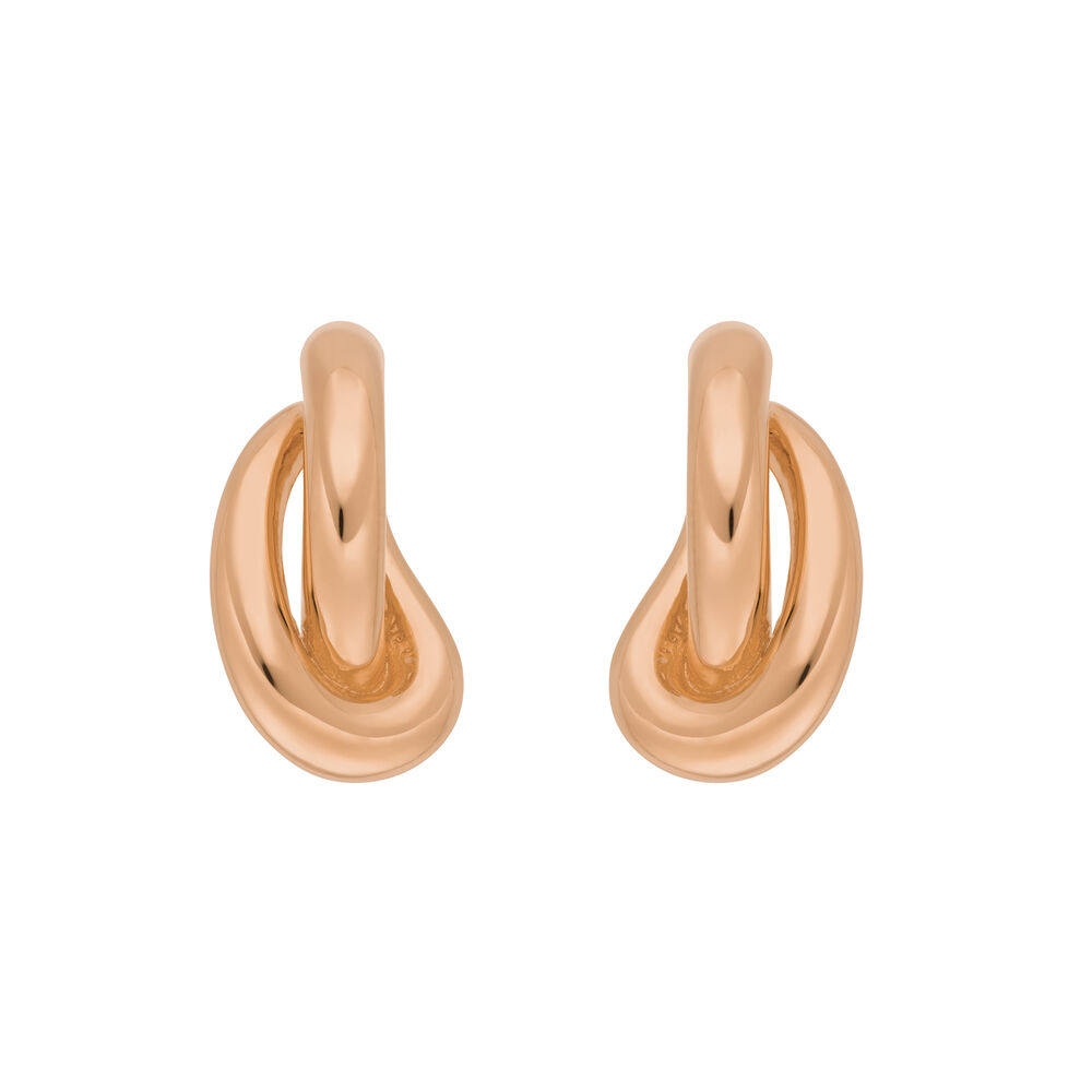 Creole Double, 18 K Rosegold vergoldet 
