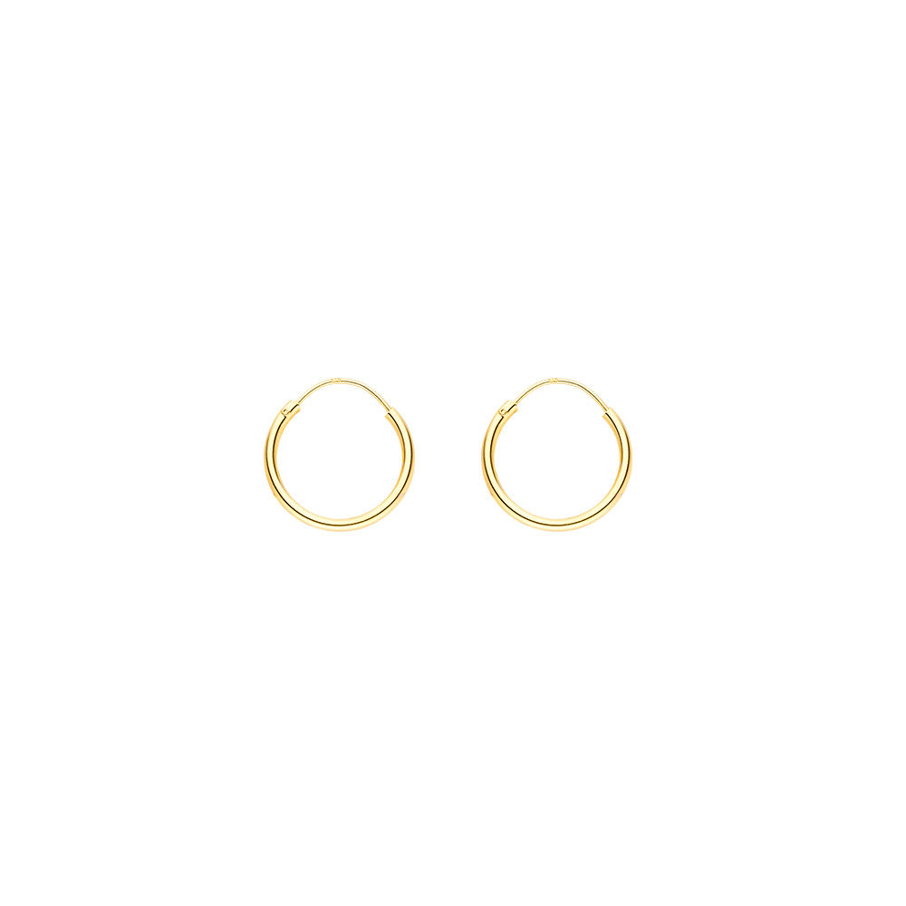 Creole Pure, klein, 18 K Gelbgold vergoldet 