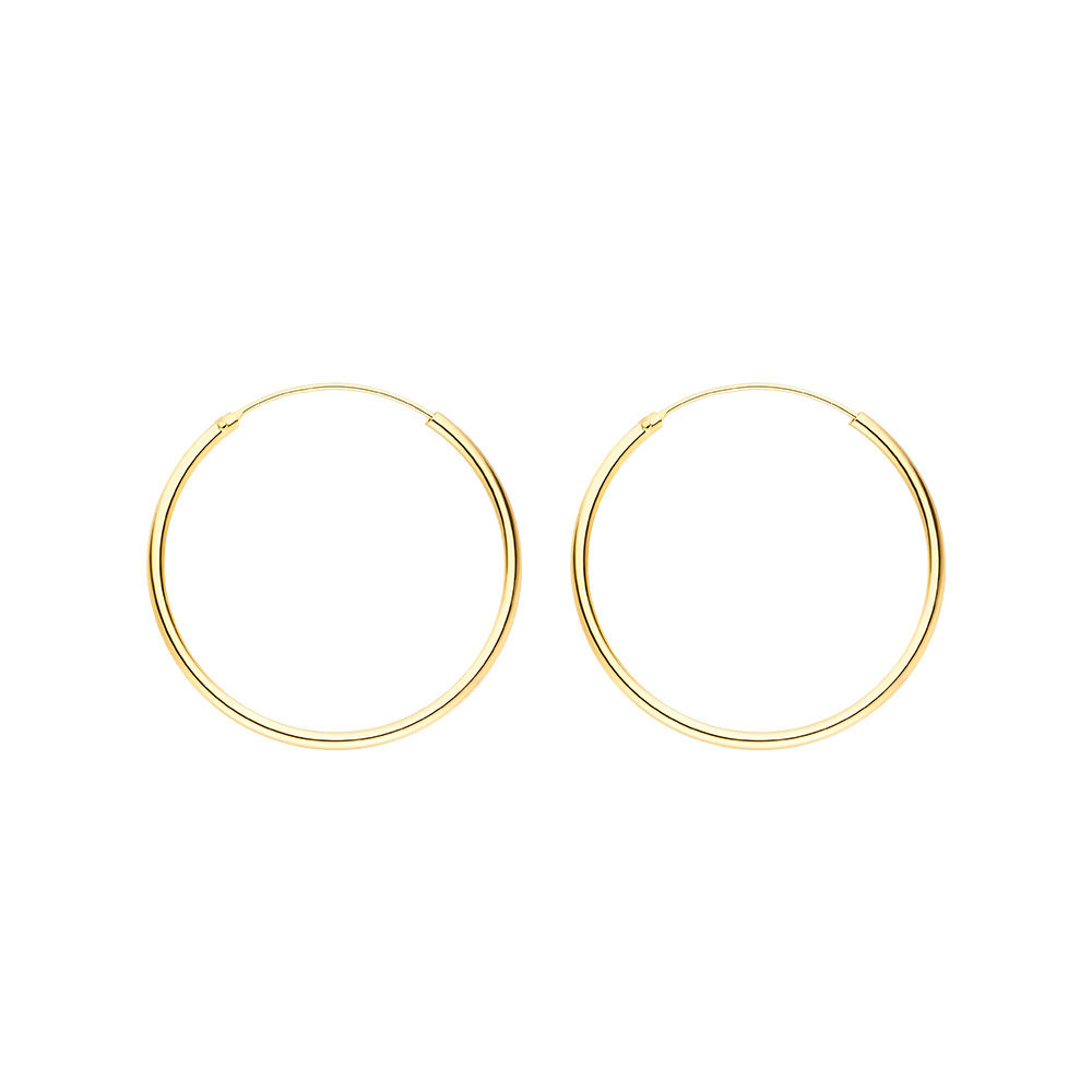 Creole Pure, 30mm, 18K Gelbgold vergoldet 