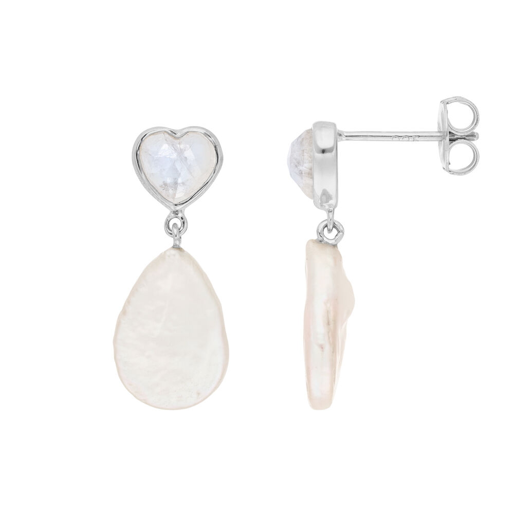 Ohrstecker VALENTINE PEARLS, 925 Sterlingsilber 