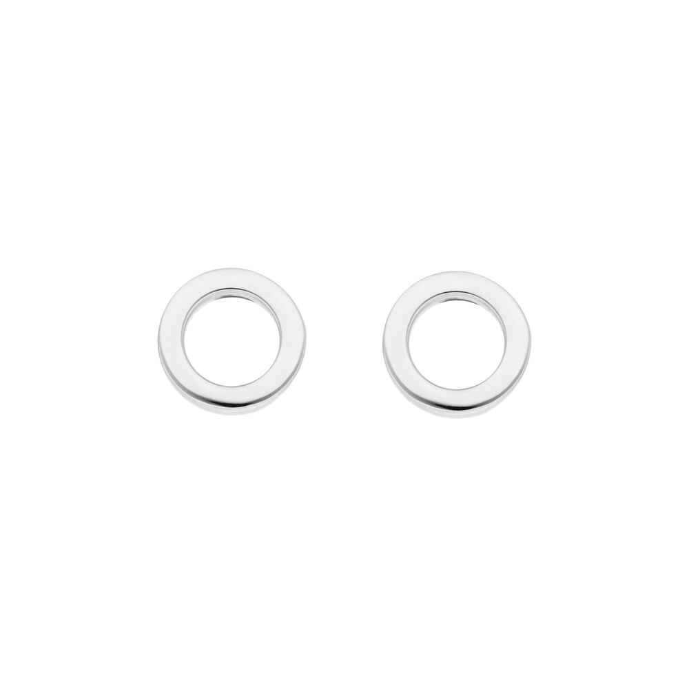 Ohrstecker MINI Circle, 925 Sterlingsilber 
