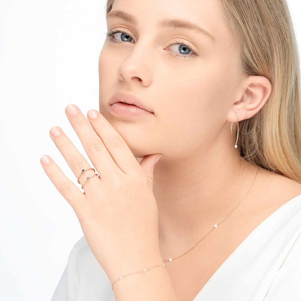 Creole Pure M Diamant 18 Karat Ros�gold 