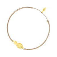 Fu�b�ndchen ANANAS, 18 K Gelbgold vergoldet