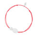 Gl�cksarmband ANANAS, 925 Sterlingsilber, Koralle