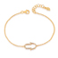 Armkette Fatima mit Diamanten, 18 Karat Gelbgold