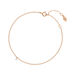 Armkette PURE Ball Chain, Diamant, 14 Karat Rosegold