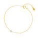 Armkette Pav� II mit Diamanten, 18 Karat Gelbgold
