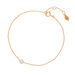 Armkette Pav� II mit Diamanten, 18 Karat Rosegold