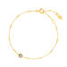 Armkette Solit�r, Labradorit, 18 K Gelbgold vergoldet