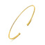 Armreif Circle mit Diamanten, 18 Karat Gelbgold
