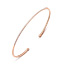 Armreif Circle mit Diamanten, 18 Karat Rosegold