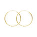Creole Rund L, 40mm, 14 Karat Gelbgold