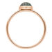 Ring Labradorit mit Diamanten, 14 Karat Rosegold 