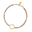 Freundschaftsarmband Circle mit Diamanten, 18 Karat Gelbgold