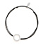 Freundschaftsarmband Circle mit Diamanten, 18 Karat Wei�gold