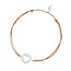 Freundschaftsarmband Heart, 14 Karat Wei�gold