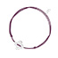 Fu�b�ndchen Clover, Silber, Bordeaux