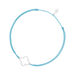 Fu�b�ndchen GENTLE CLOVER, 14 K Wei�gold, T�rkis