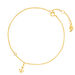 Fu�kette ANCHOR, 18 K Gelbgold vergoldet