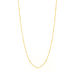 Gliederkette mit Kugeln, 55cm, 18 Karat Gelbgold vergoldet