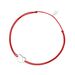 Gl�cksb�ndchen Brezn, 925 Sterlingsilber, Rot