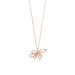 Halskette Blossom, 18 Karat Rosegold vergoldet