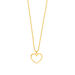 Halskette GENTLE HEART, 14 Karat Gelbgold