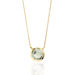 Halskette Gr�ner Amethyst, 14 Karat Gelbgold