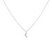 Halskette Halbmond, 18 Karat Wei�gold