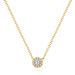 Halskette Pav� II mit Diamanten, 18 Karat Gelbgold