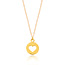 Halskette Heart, 14 Karat Gelbgold