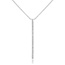 Halskette Bar Diamanten, 18 Karat Wei�gold
