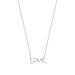 Halskette TINY LOVE mit Diamanten, 14 Karat Wei�gold